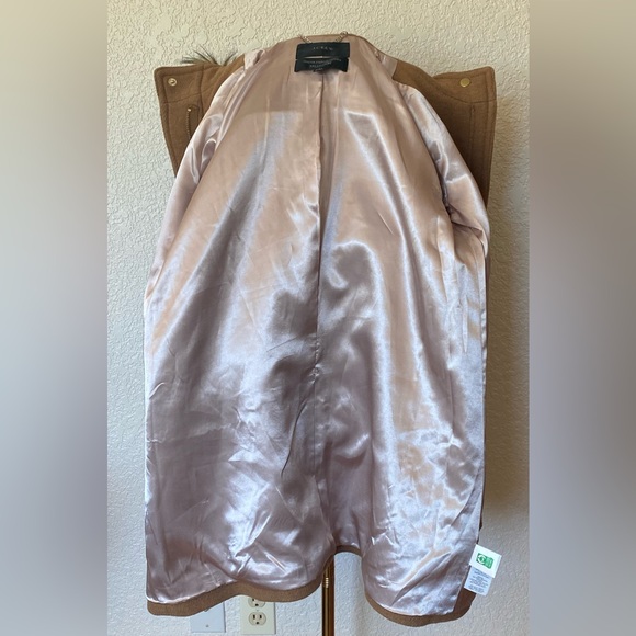 J Crew Nello Gori Italian Stadium Cloth Wool coat size 0 women’s - Picture 5 of 7